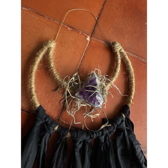 Coven's Cupboard Amethyst Protection Half Moon Beltane Witch's Bells Home Decor - Picture 4 of 4